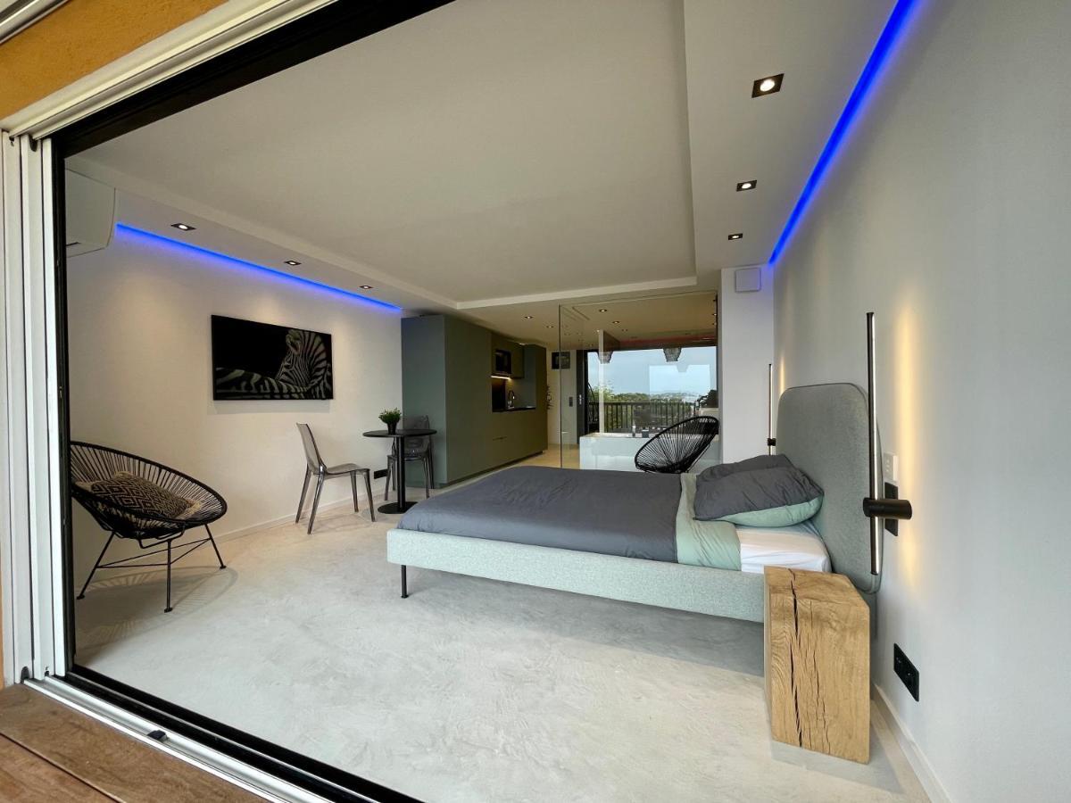 Appartement Neuf Climatise - Vue Mer Saint-Tropez - 50M Plage Et Port - Piscine Gassin Dış mekan fotoğraf