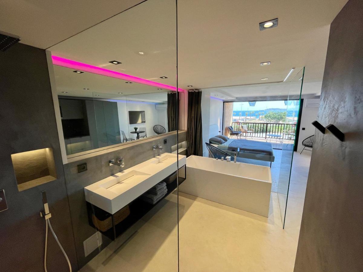 Appartement Neuf Climatise - Vue Mer Saint-Tropez - 50M Plage Et Port - Piscine Gassin Dış mekan fotoğraf